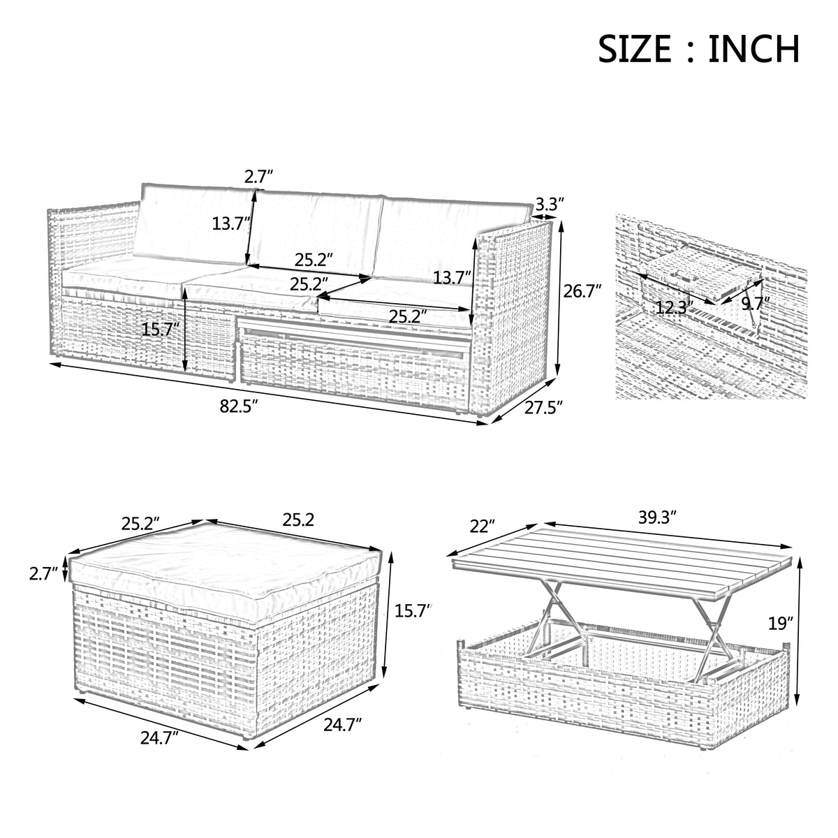 Seasonal Wicker Furniture